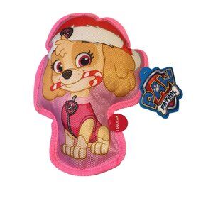 Nickelodeon PAW PATROL SKYE Lightweight Pink Canvas 9" Dog Squeaker Toy